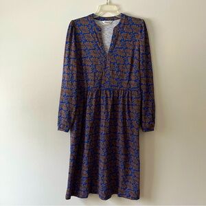 BODEN Naomi Relaxed Dress 12 Long Cotton Modal